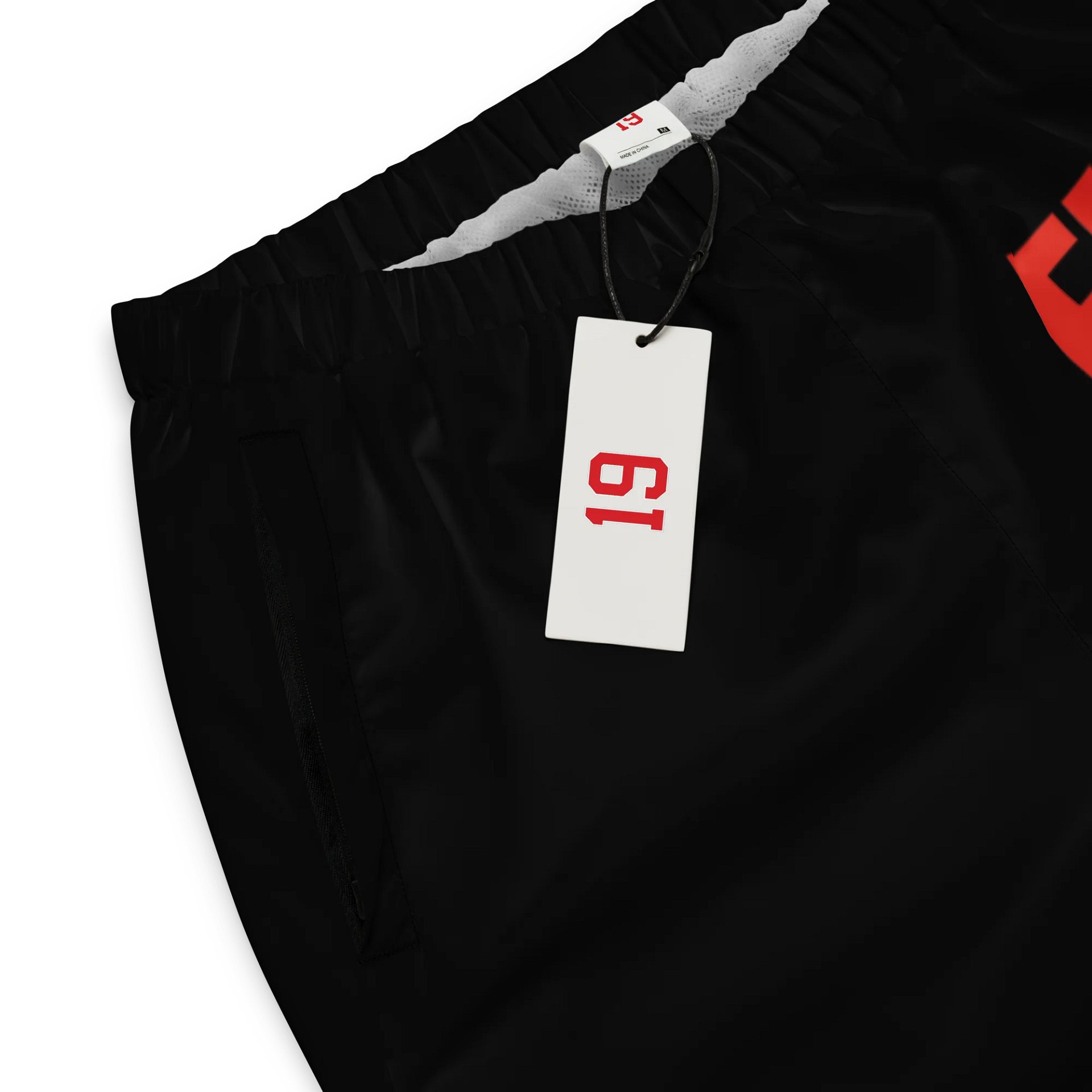 Red logo track pants product image (4)