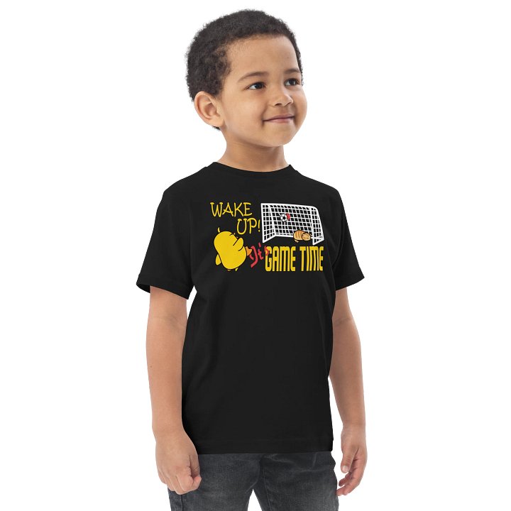 Soccer Cat (WAKE UP, It's GAME TIME) - Toddler T-shirt product image (2)