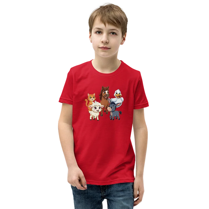 Farm Friends Cartoon Youth Tee product image (1)