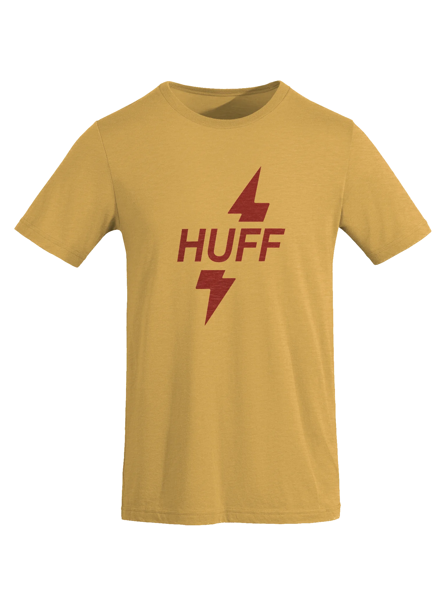 Huff Bolt Short Sleeve T-Shirt Yellow (Large Logo) product image (8)