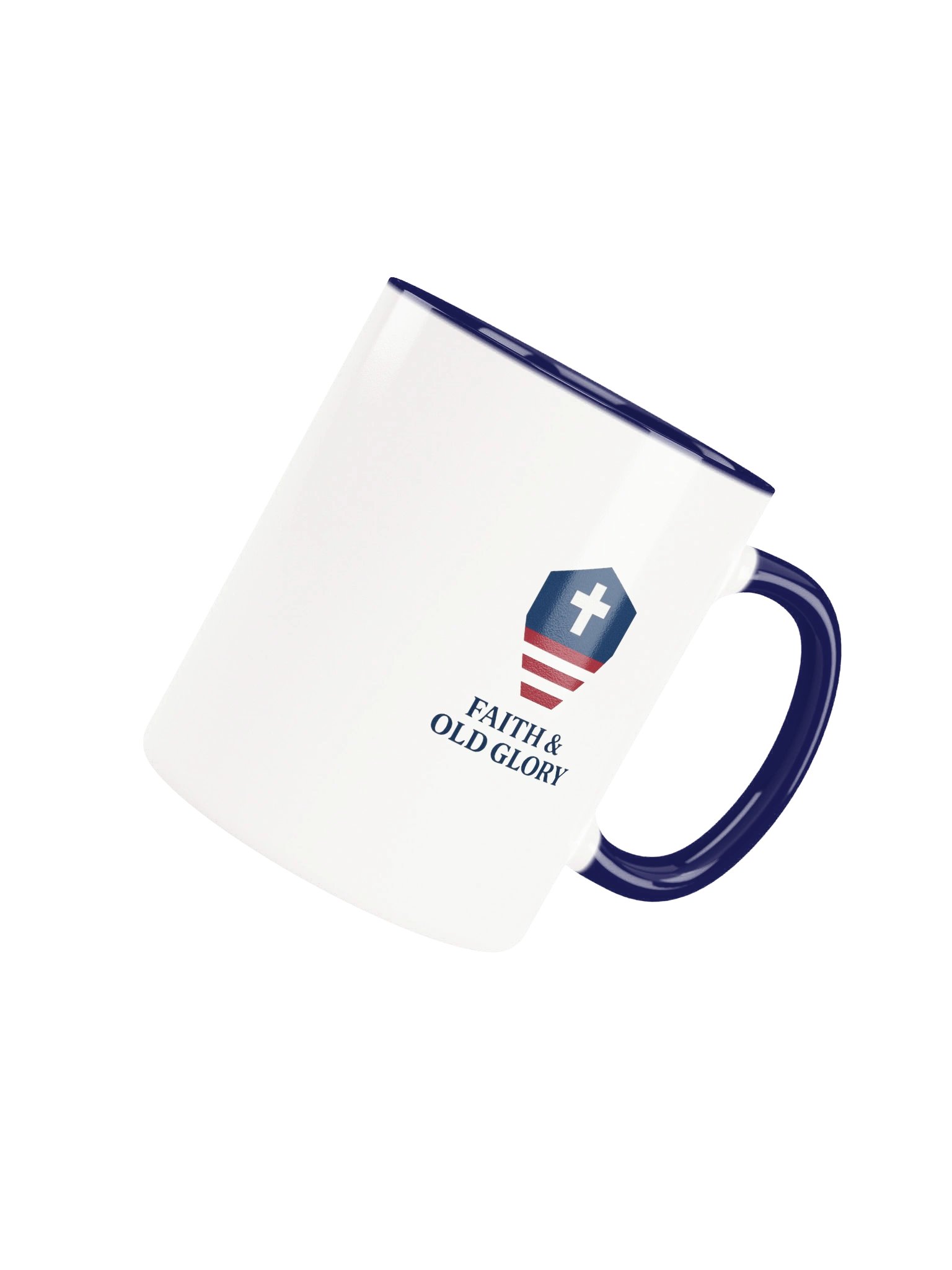 Faith & Old Glory Crest Mug product image (7)