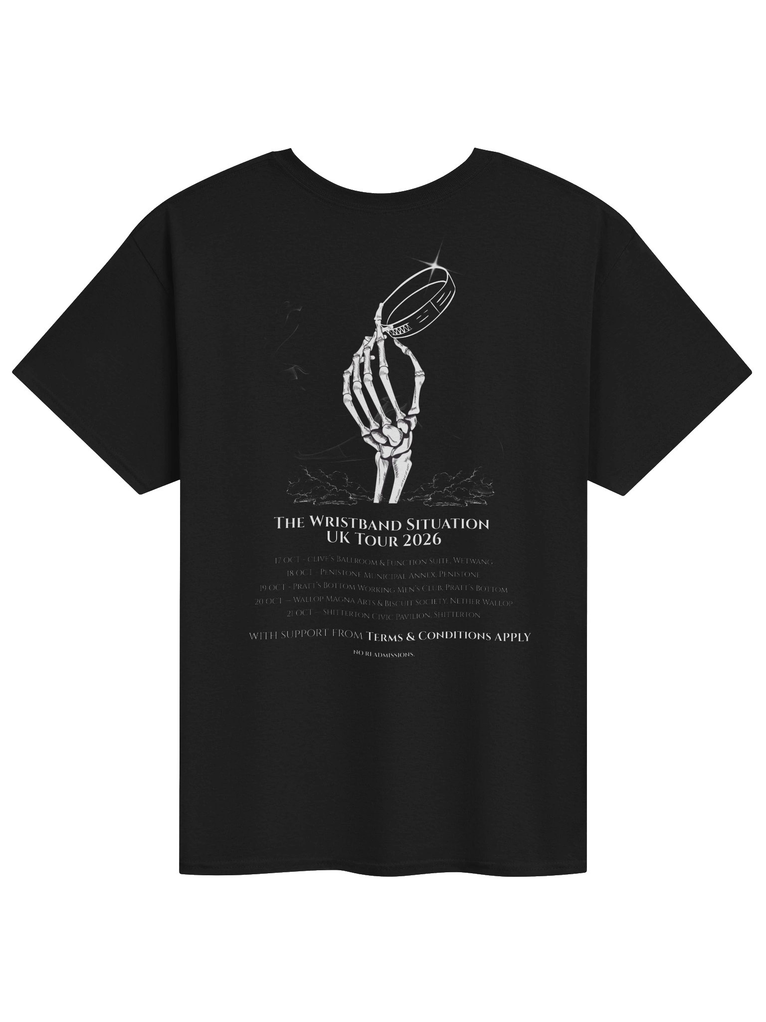 *BRAND NEW* The Wristband Situation OFFICIAL UK Tour 2026 T-Shirt product image (2)