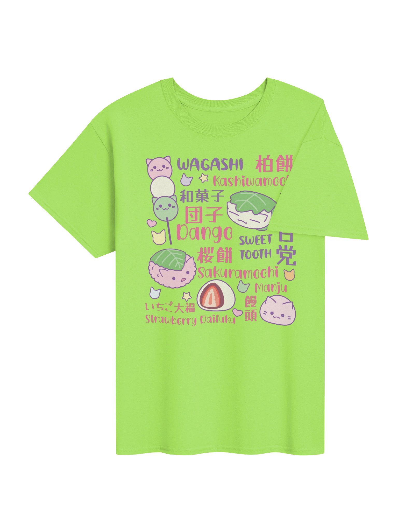SWEET TOOTH (Japanese Confectionery) - Unisex Adult Heavyweight T-shirt product image (3)