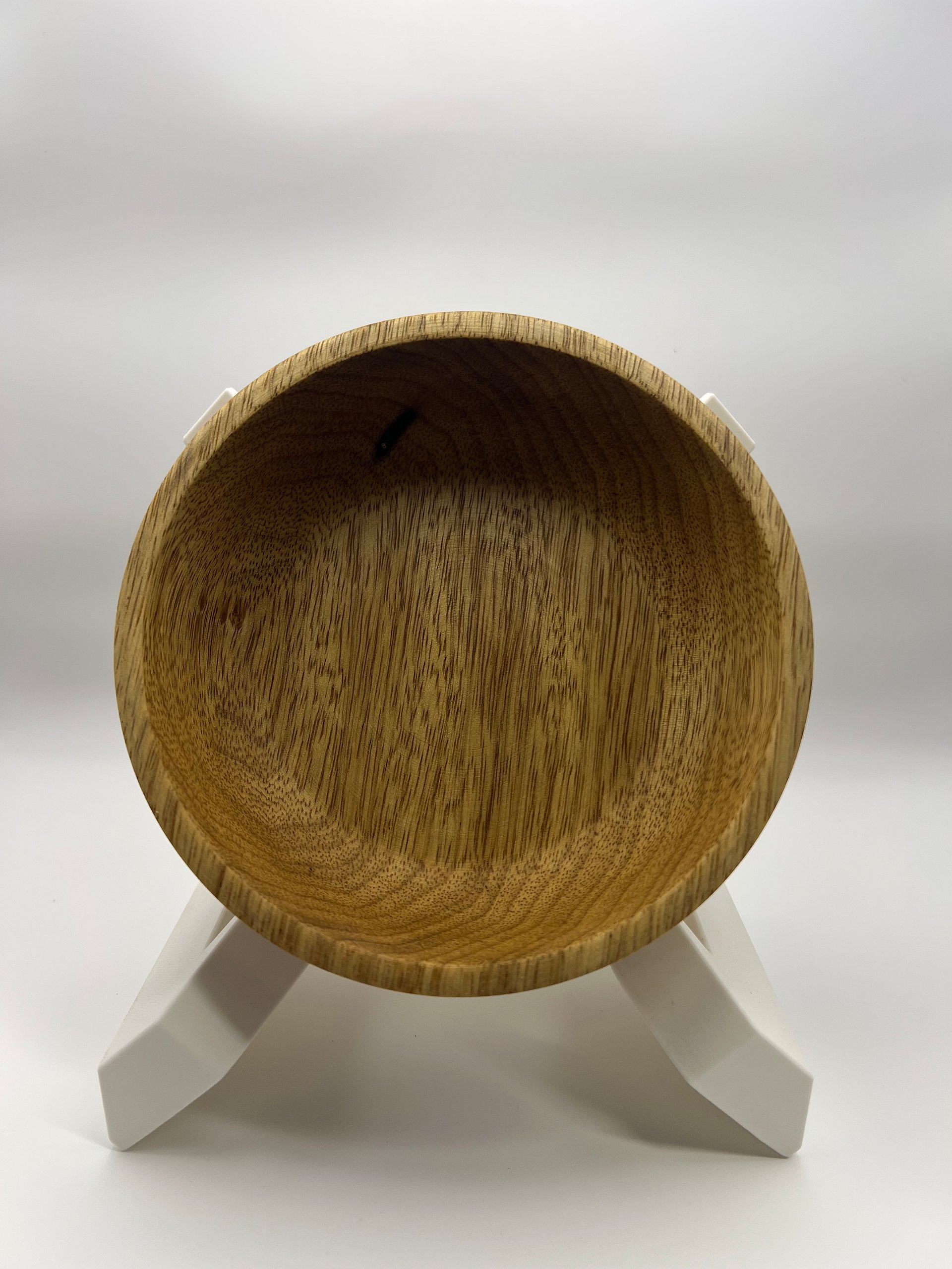 6" White Limba Decorative Dish | Exotic Hardwood product image (9)
