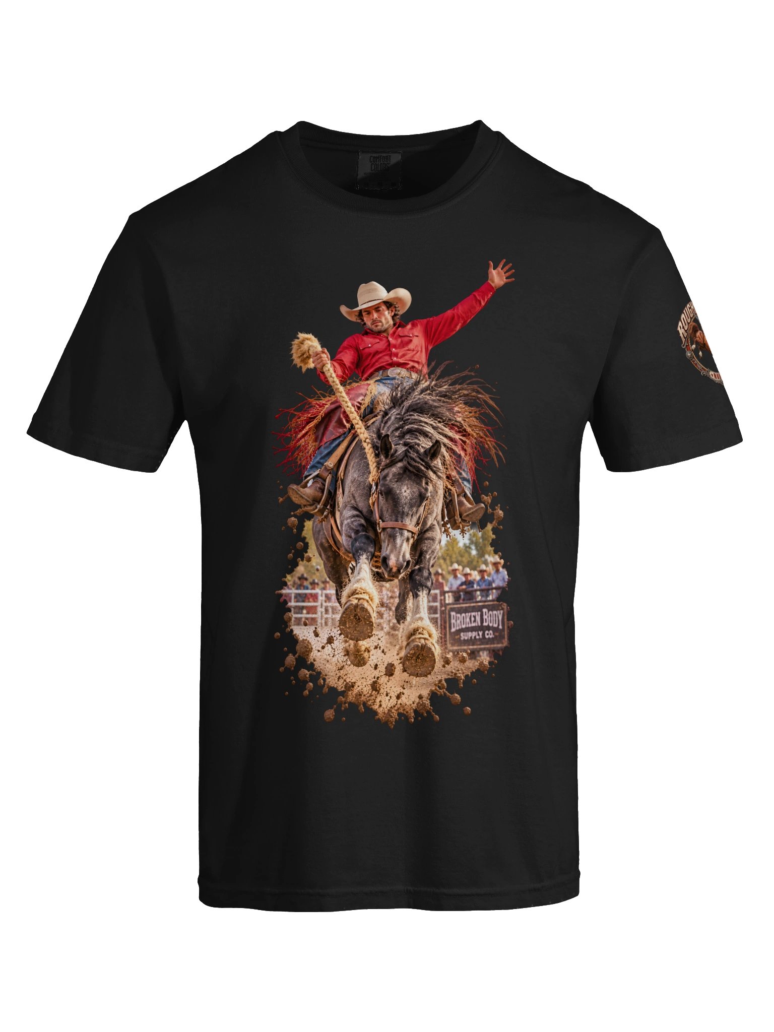 Saddle Bronc Dirtstorm T-Shirt | ROUGHSTOCK RODEO™ product image (11)