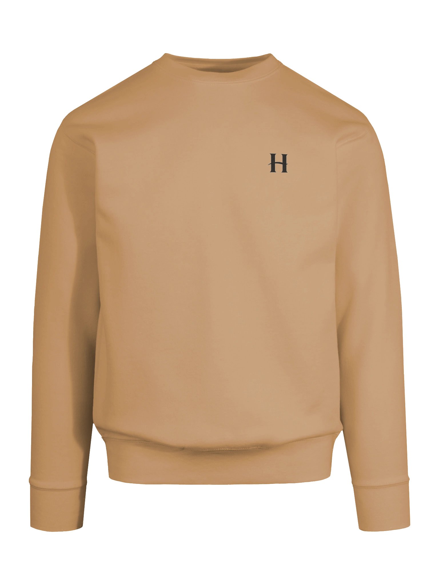 Minimalist H Monogram Beige Crewneck Sweatshirt – Premium Unisex Streetwear Pullover product image (9)