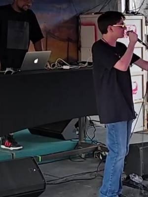 Performing LIVE at an Event‼️🔥 Shoutout to Zepelin Beats for the beat production! #nerdcore #enadreambbq #performinglive🎤 #livemusic 