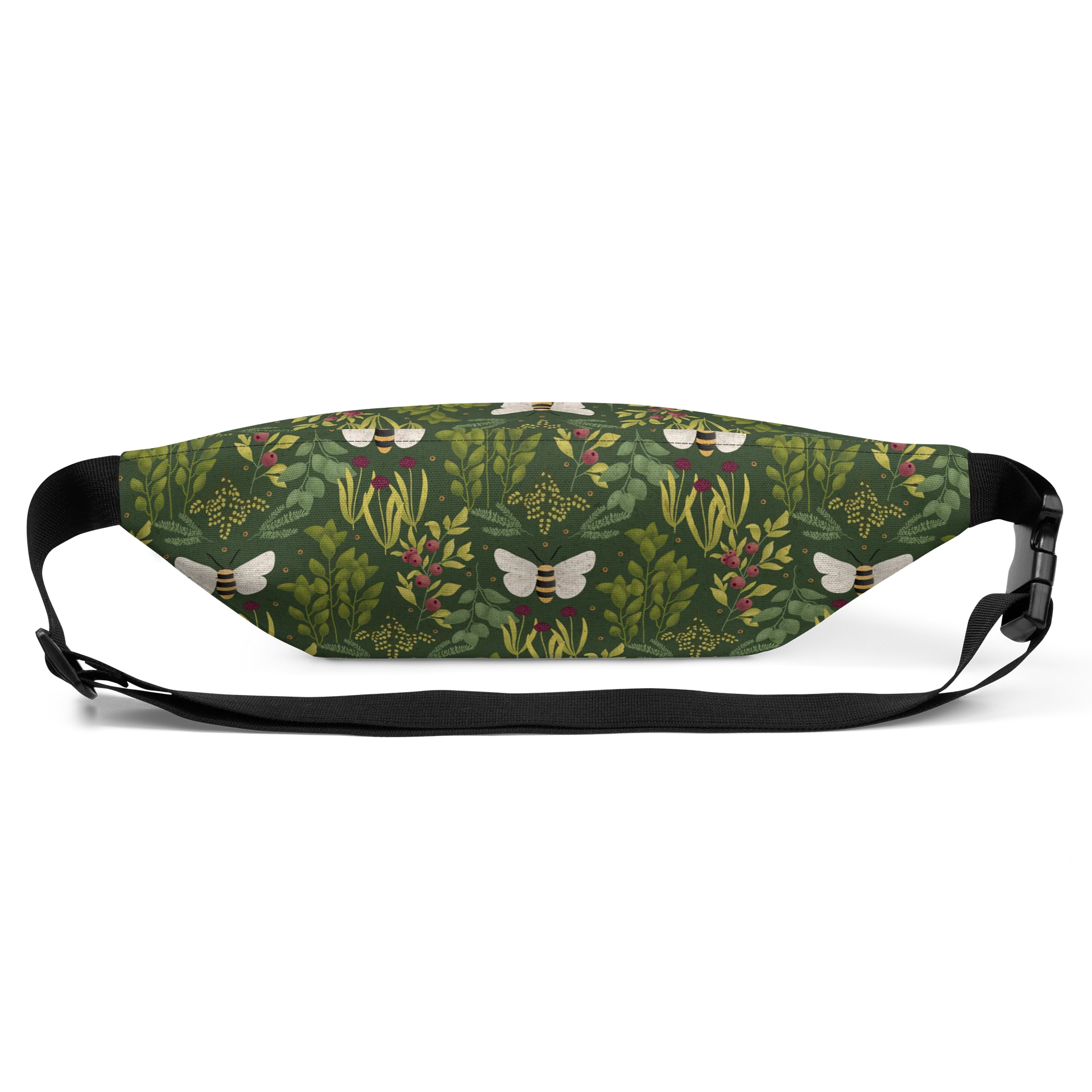 Bees and Foliage Canvas Fanny Pack product image (3)