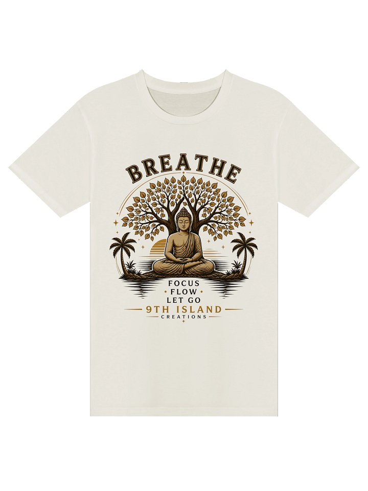 BREATHE — Gold Buddha Sunset Tee product image (9)
