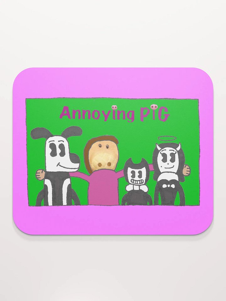Annoying Pig Family Portrait (Mousepad) product image (2)