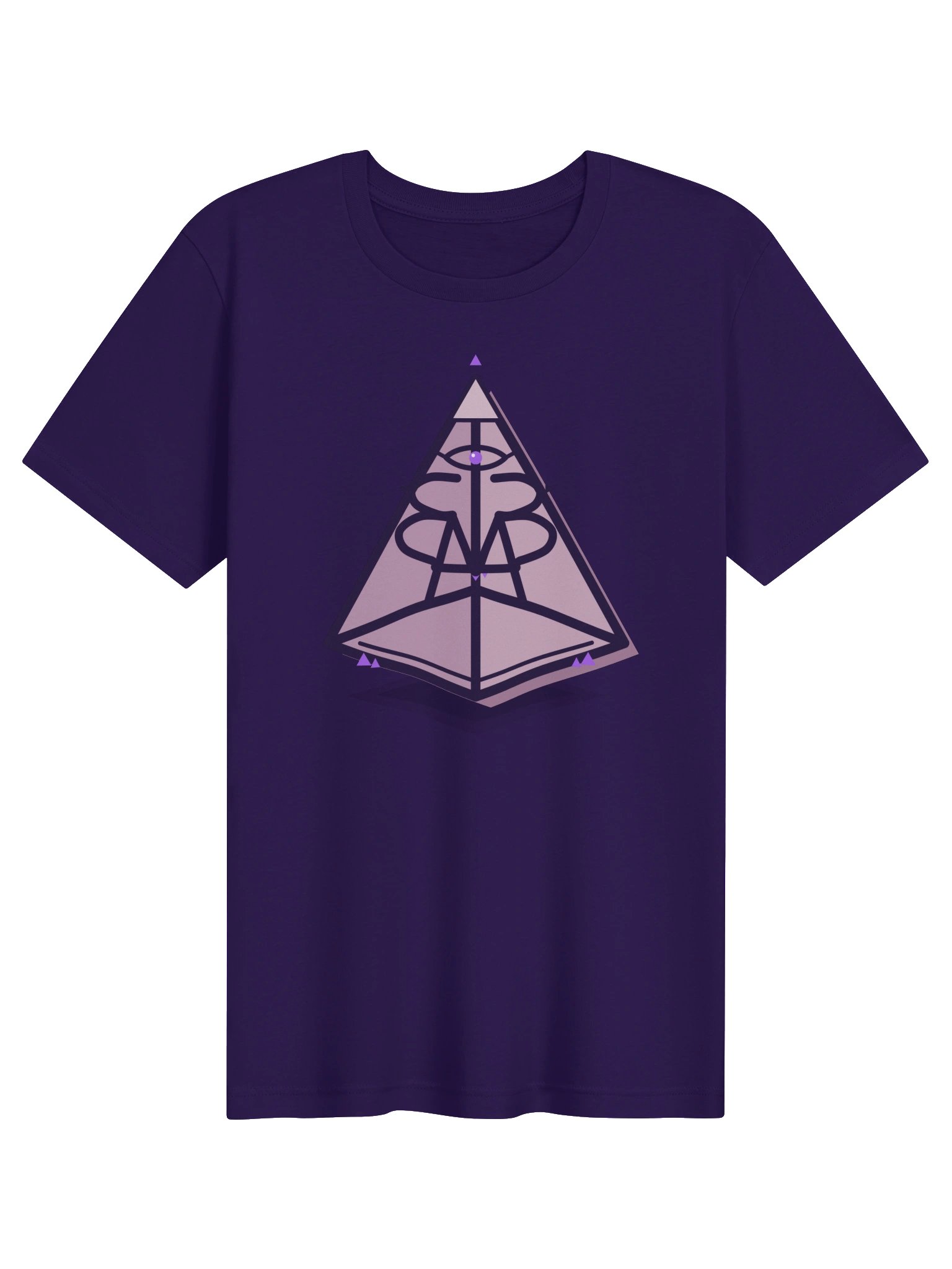 AMP-33 Pyramid 3D Tee — Purple product image (1)