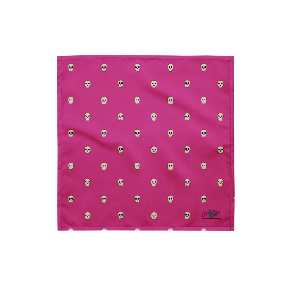 Skully Bandana (pink) product image (1)