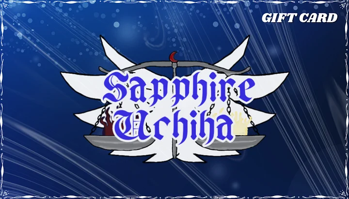 Sapphire Uchiha Gift Card product image (1)
