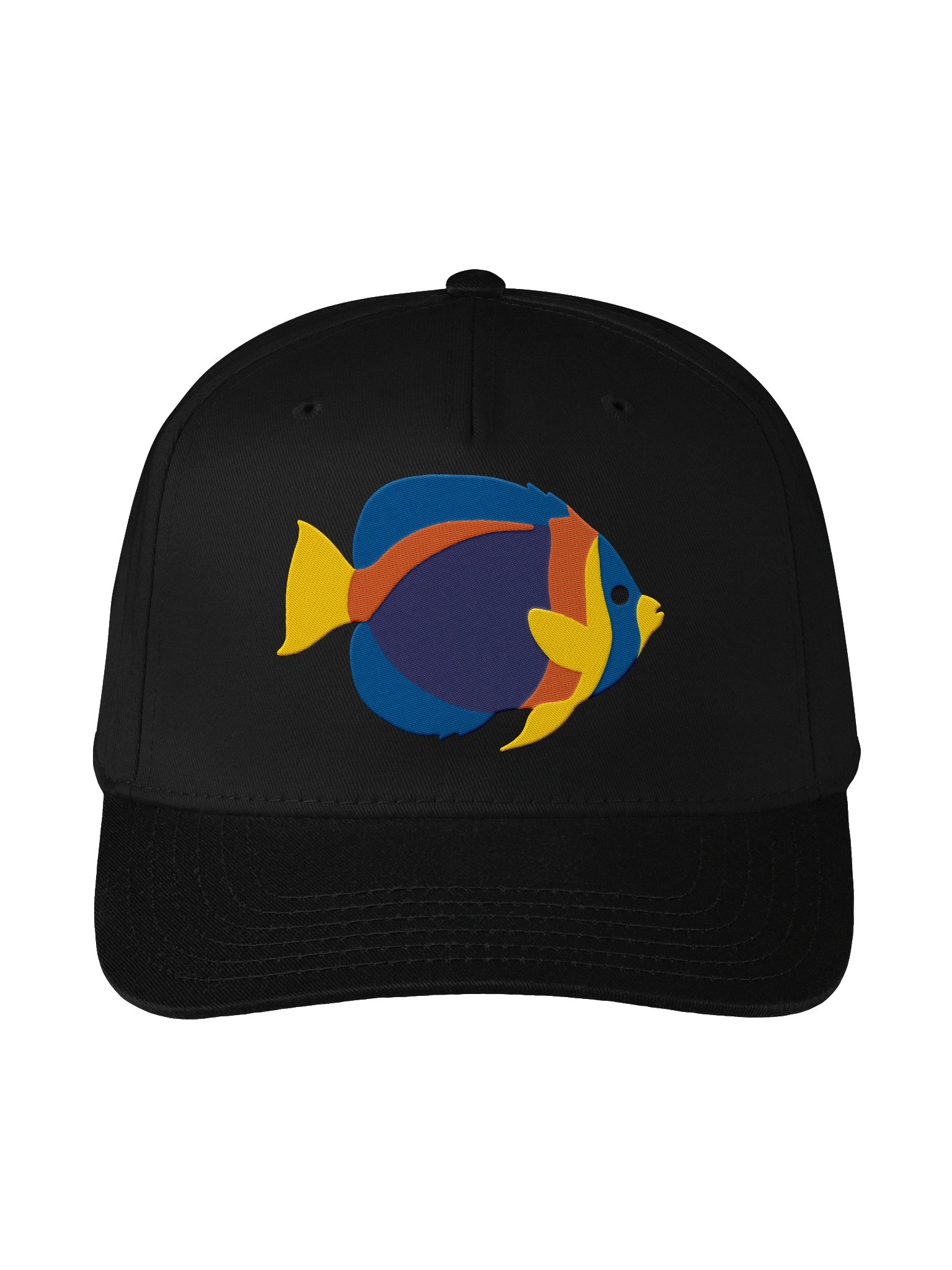 Scribbled Angelfish Mid-Profile Baseball Cap (Embroidered) for Reef and Marine Aquarium Lovers product image (3)