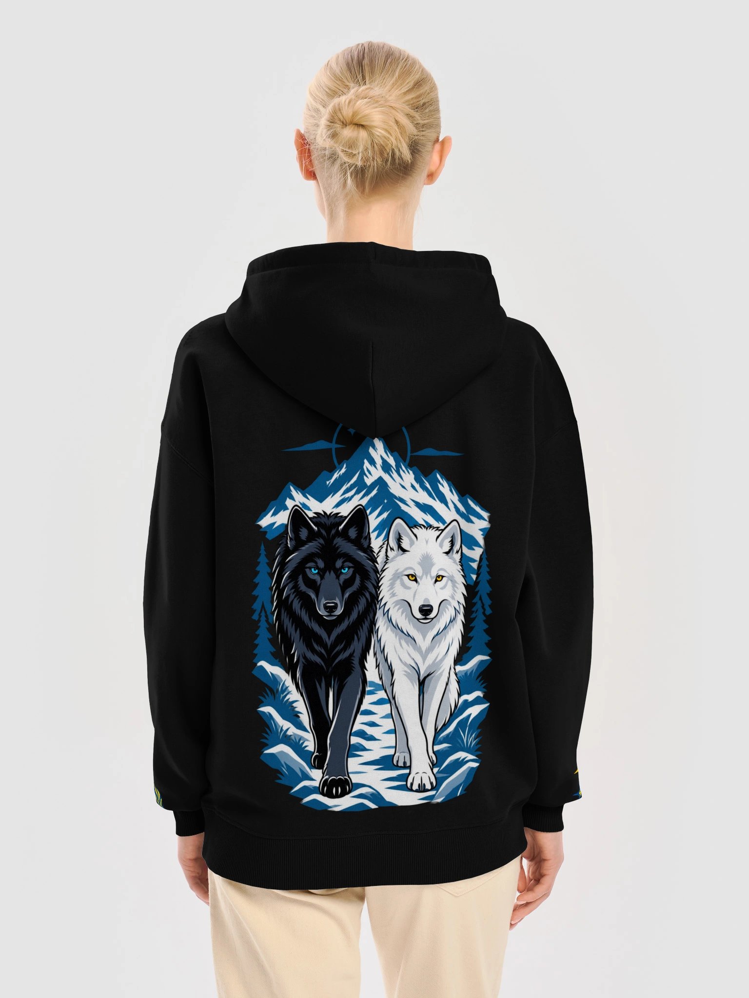 Hoodie Premium - Collection spéciale, Brodé manches + buste / avec dessin arrière, La dernière prière product image (20)