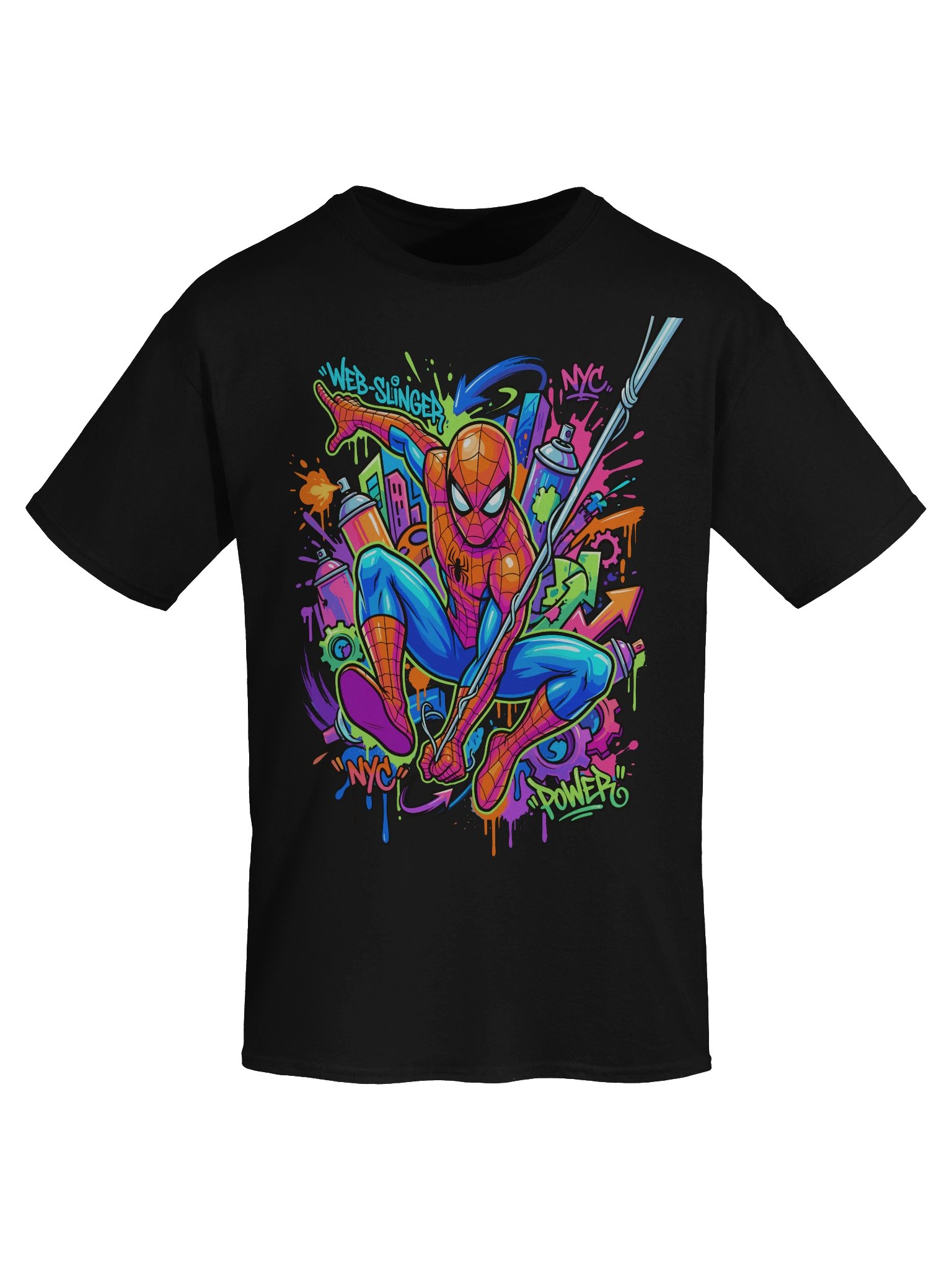Spiderman graffiti t-shirt product image (59)