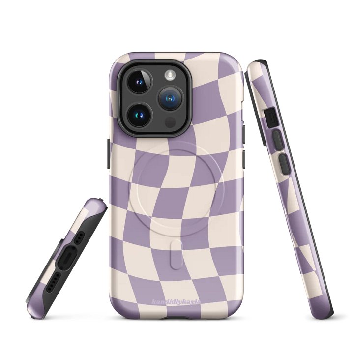 Wavy Checks (purple) product image (3)