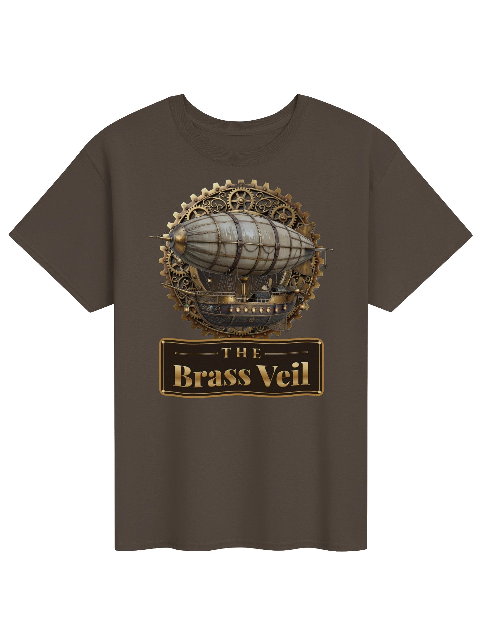 The Brass Veil — Tee (Dark Chocolate / Dark Heather) product image (1)