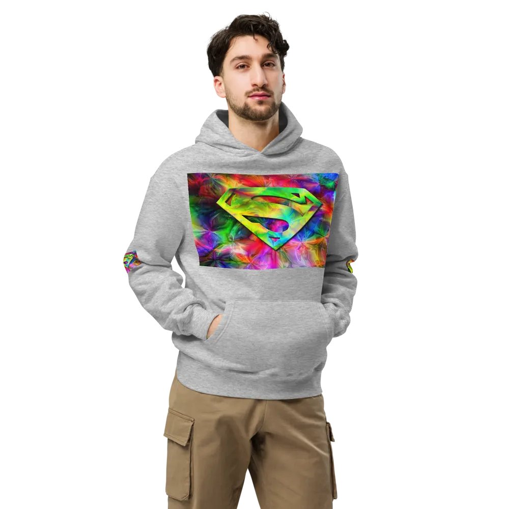 Psychedelic Superman Shield Hoodie product image (7)