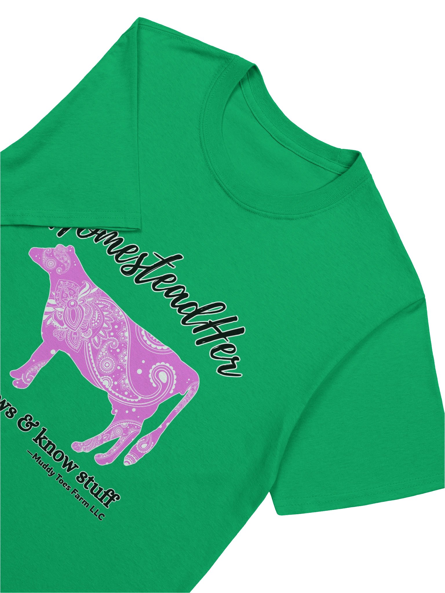 HomesteadHer Paisley Cow T-Shirt (Women's) product image (2)