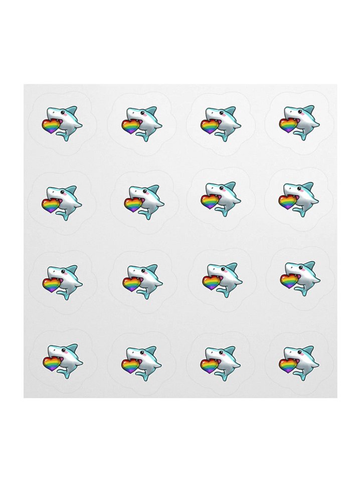 Sharky Pride Sticker Mini Sheet product image (1)