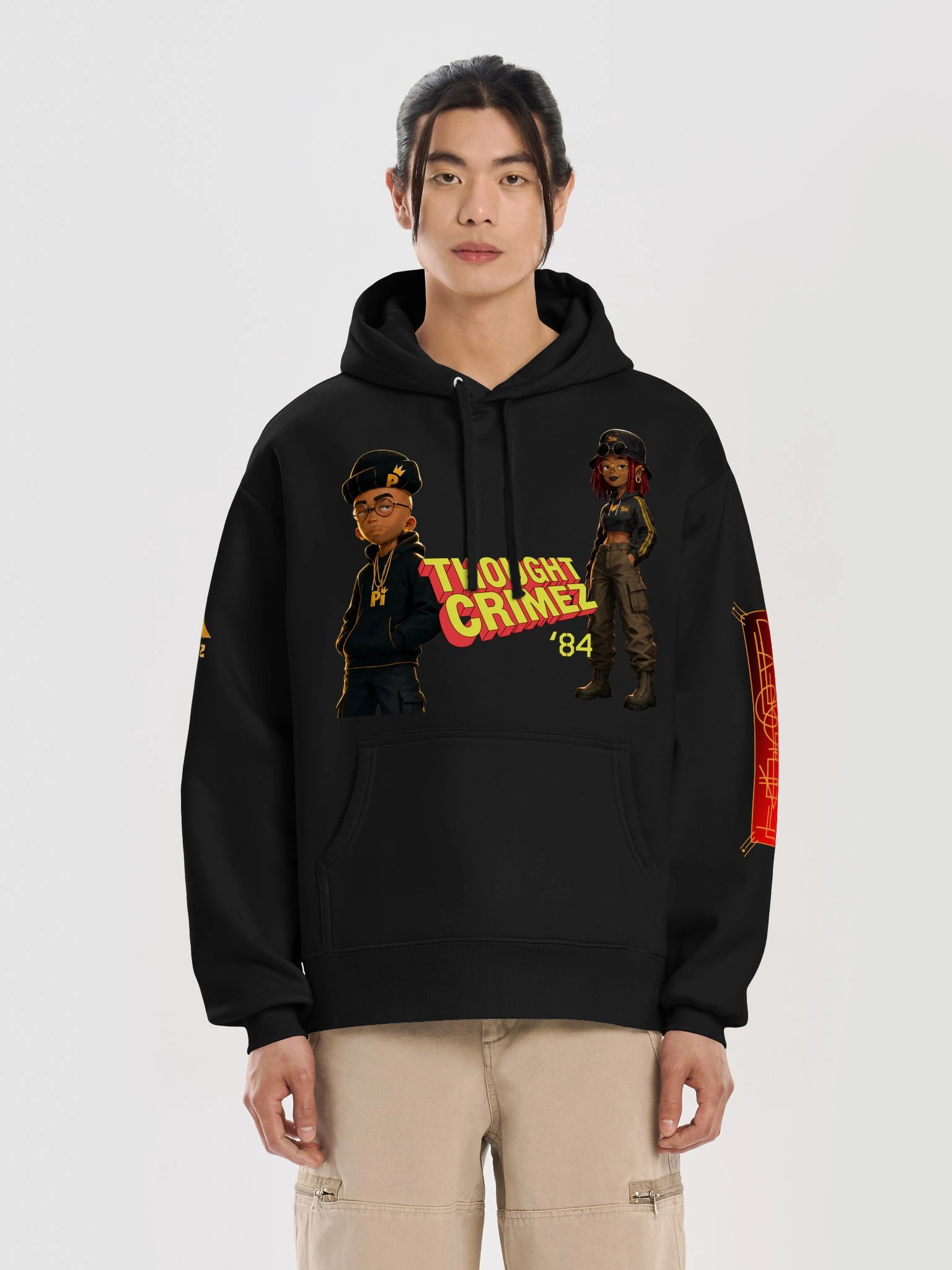 Thought Crimez 84 Streetwear Poster Hoodie product image (13)