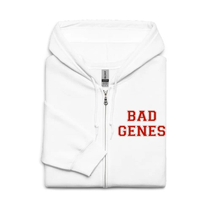 (2 sided) Bad Genes zip hoodie product image (2)