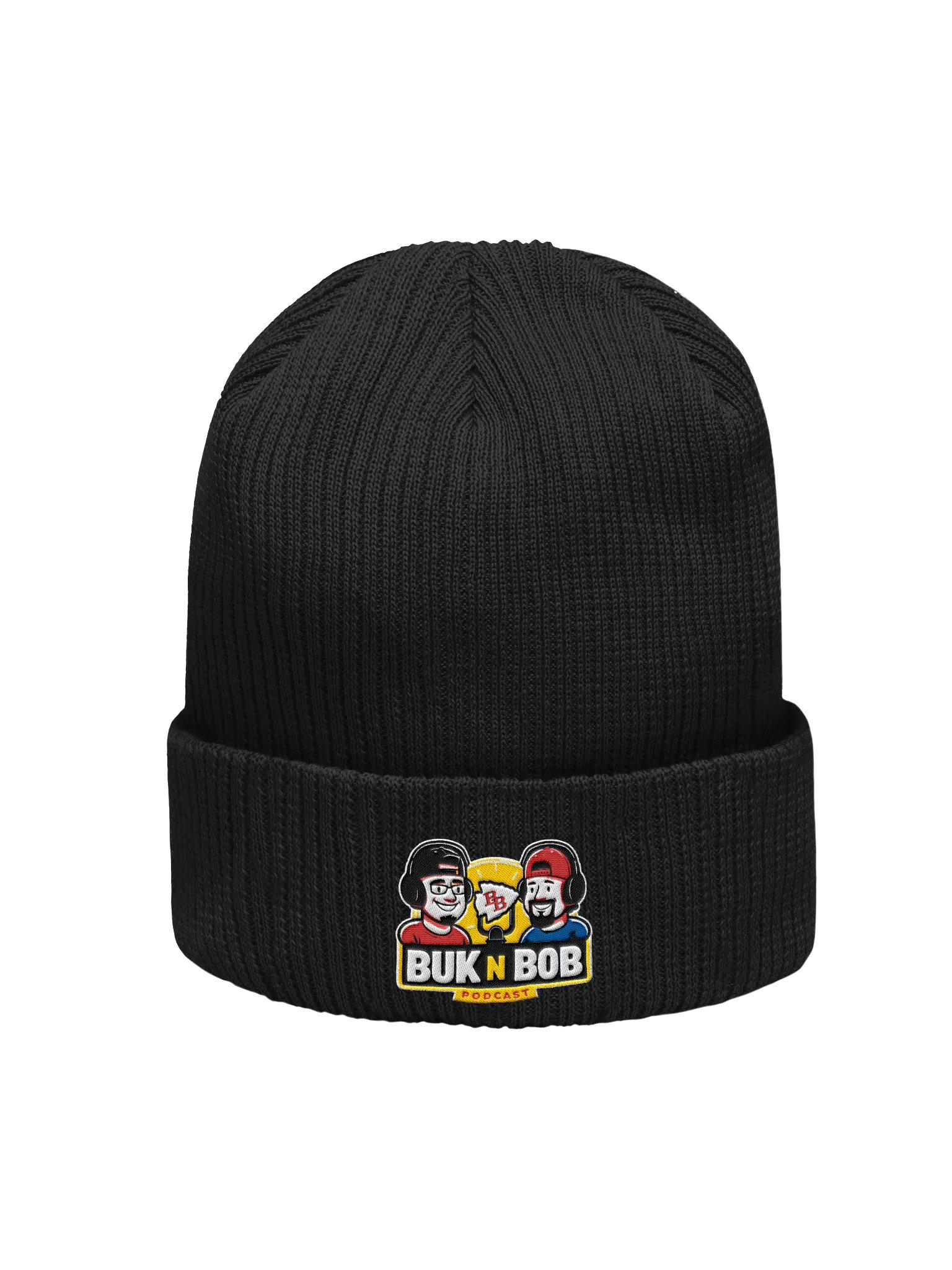 Buk N Bob Podcast Logo Ribbed Beanie product image (3)