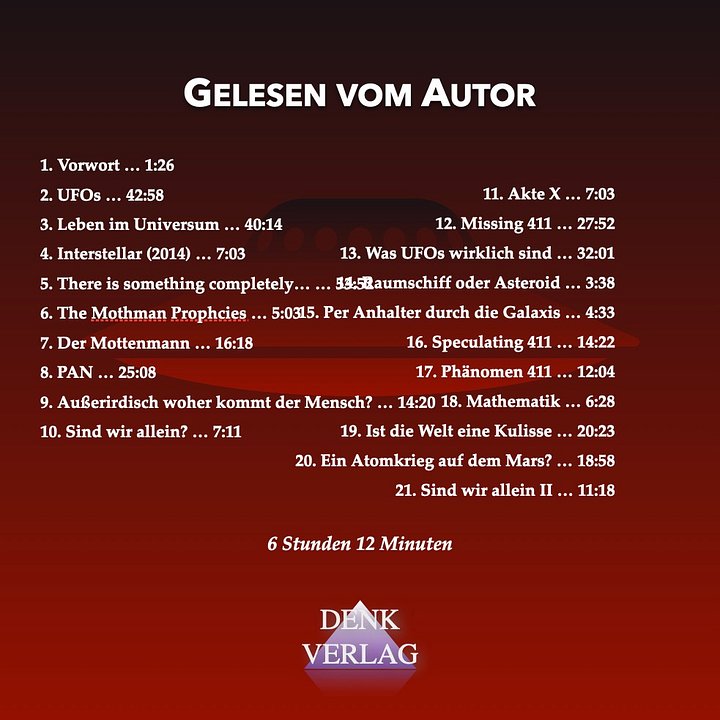 GT12: UFOs - Gedankenspiele Thema - Hörbuch product image (2)
