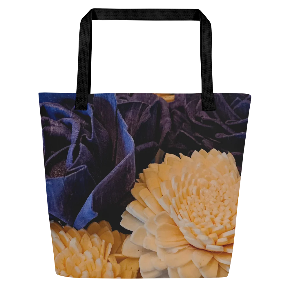 Wooden Flowers Tote Bag product image (1)