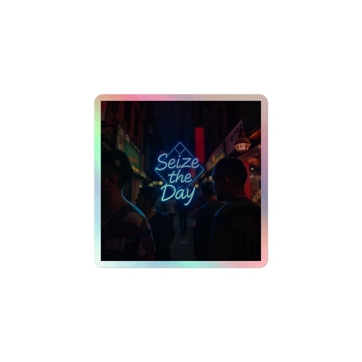 Seize the Day Holographic Sticker Set product image (1)