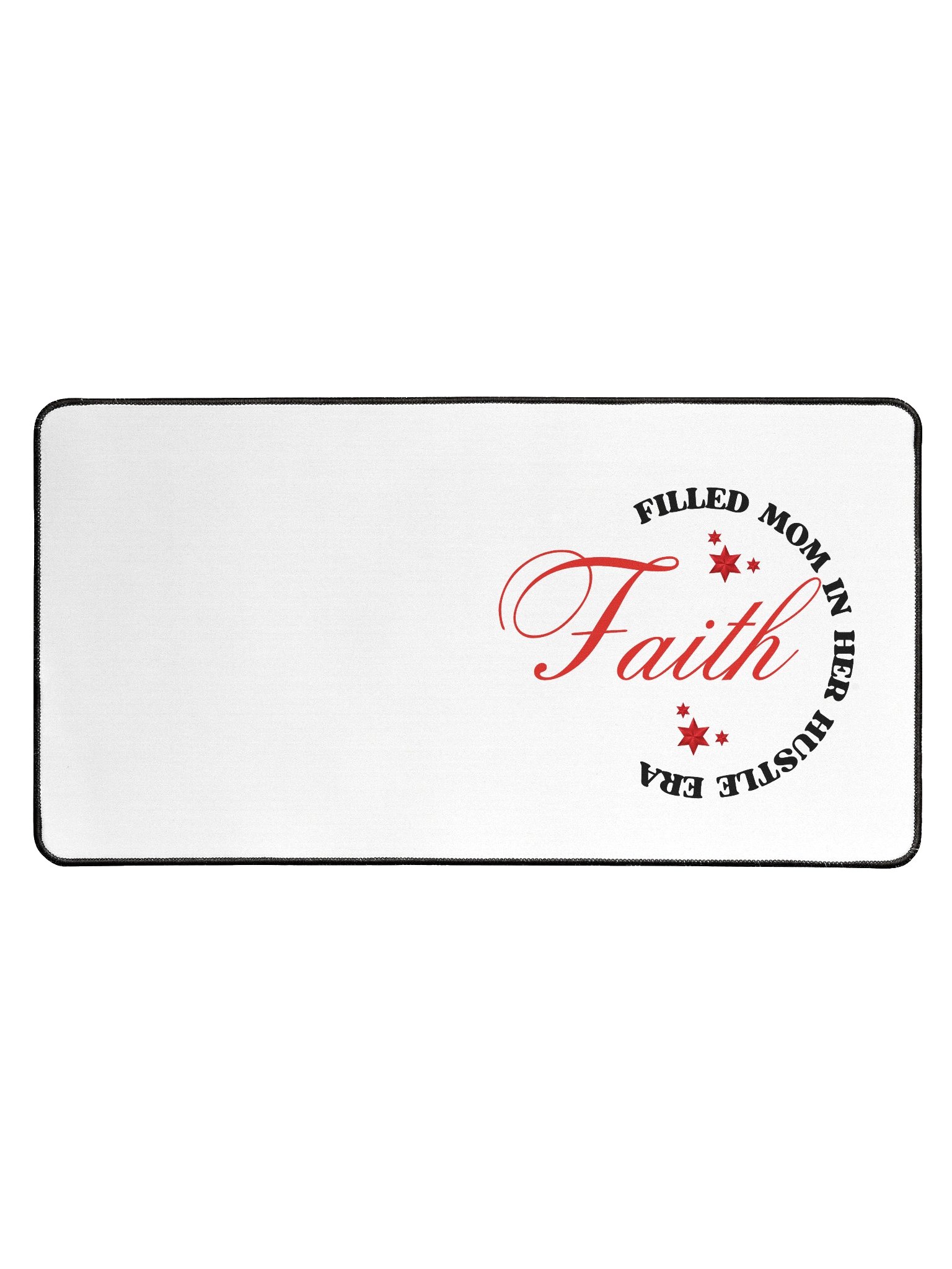 Faith filled Mom In Her Hustle Era | Christian desk matte product image (1)