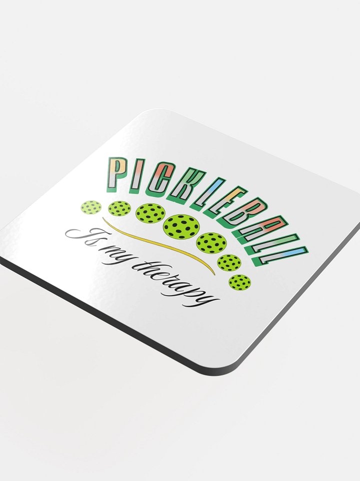 Pickleball Is My Therapy Coaster Set product image (1)