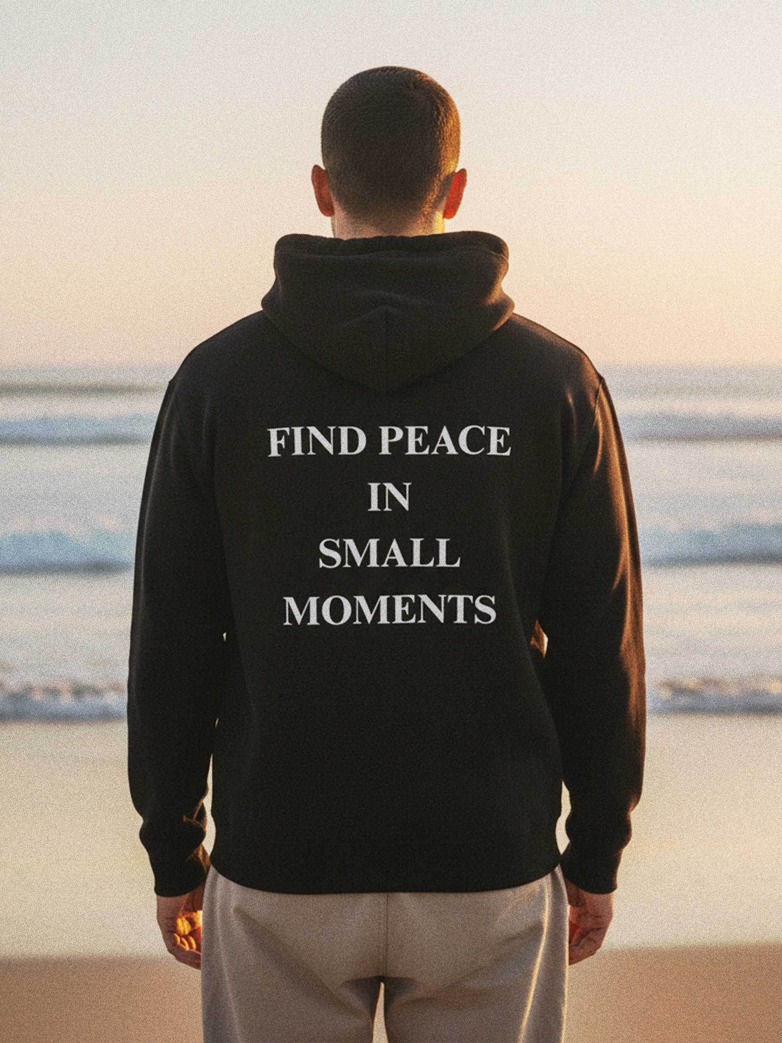 Find Peace in Small Moments – Oversized Unisex Hoodie product image (1)