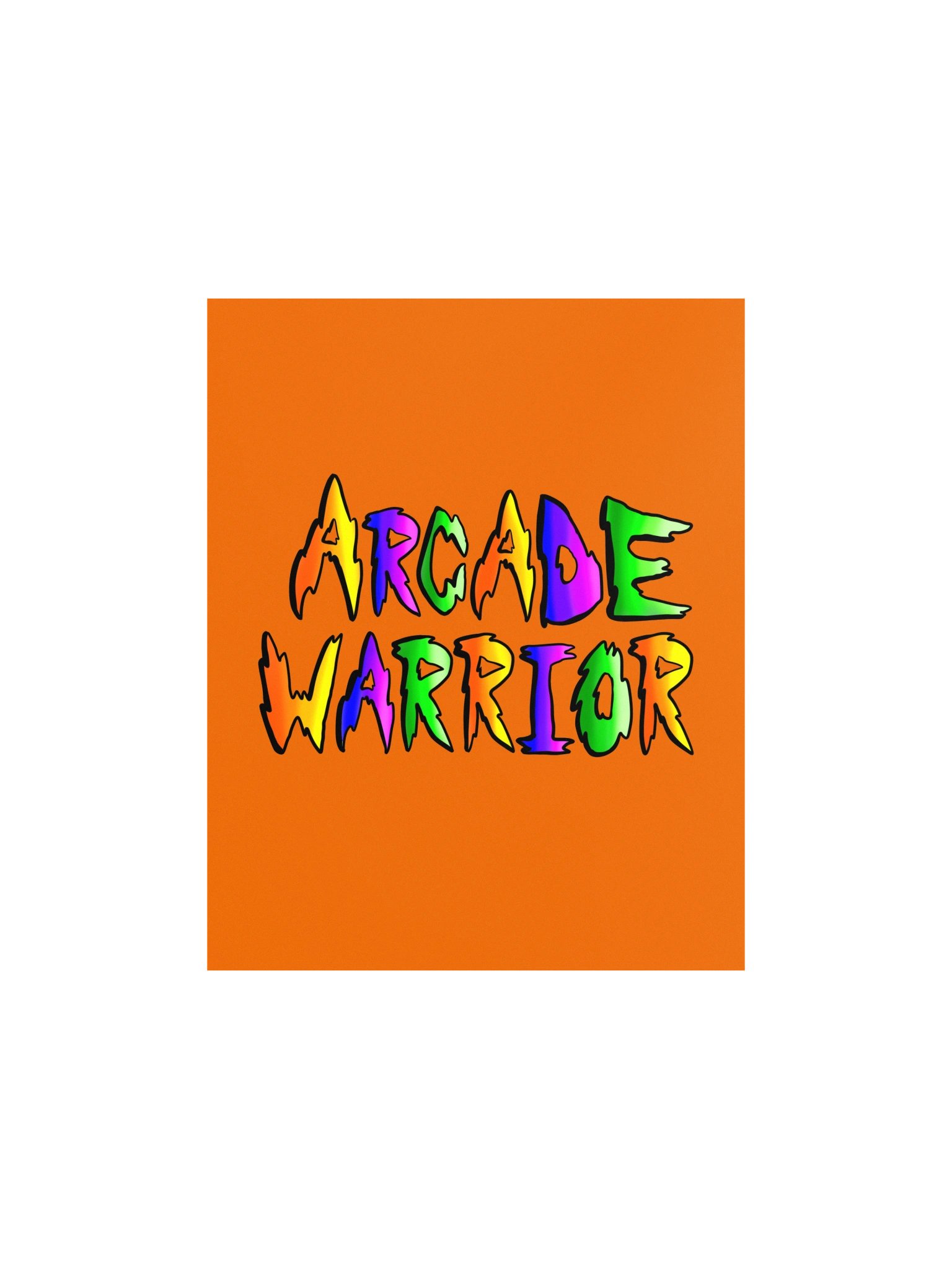 Arcade Warrior Halloween Logo Poster 2026 product image (1)