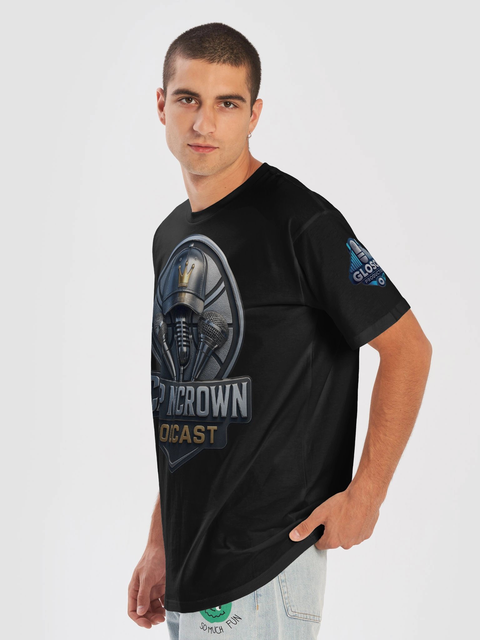Cap N Crown Logo Tee (Chrome) product image (33)