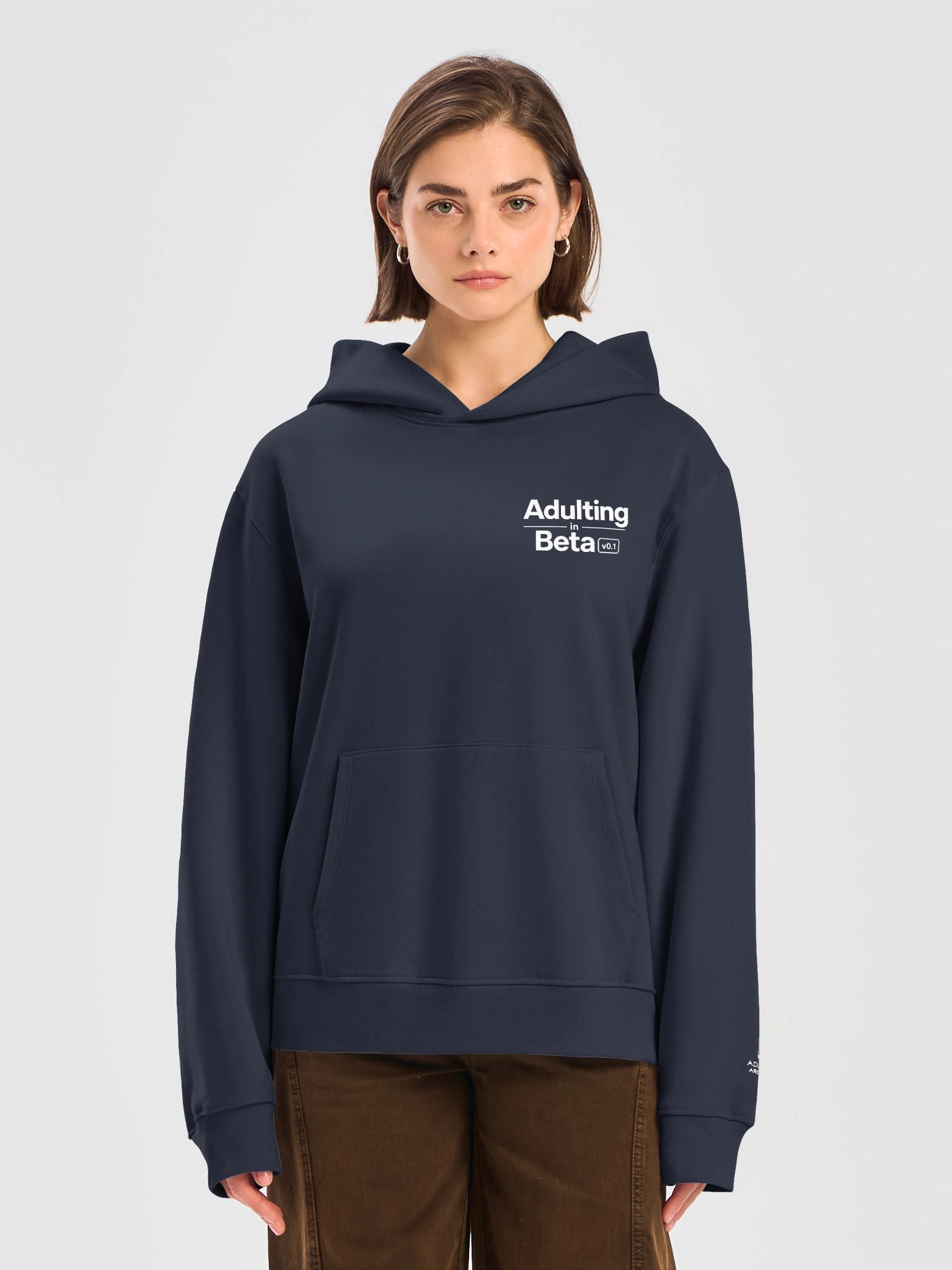 “Adulting in Beta v0.1” — Bella+Canvas Unisex Oversized Midweight Hoodie product image (1)
