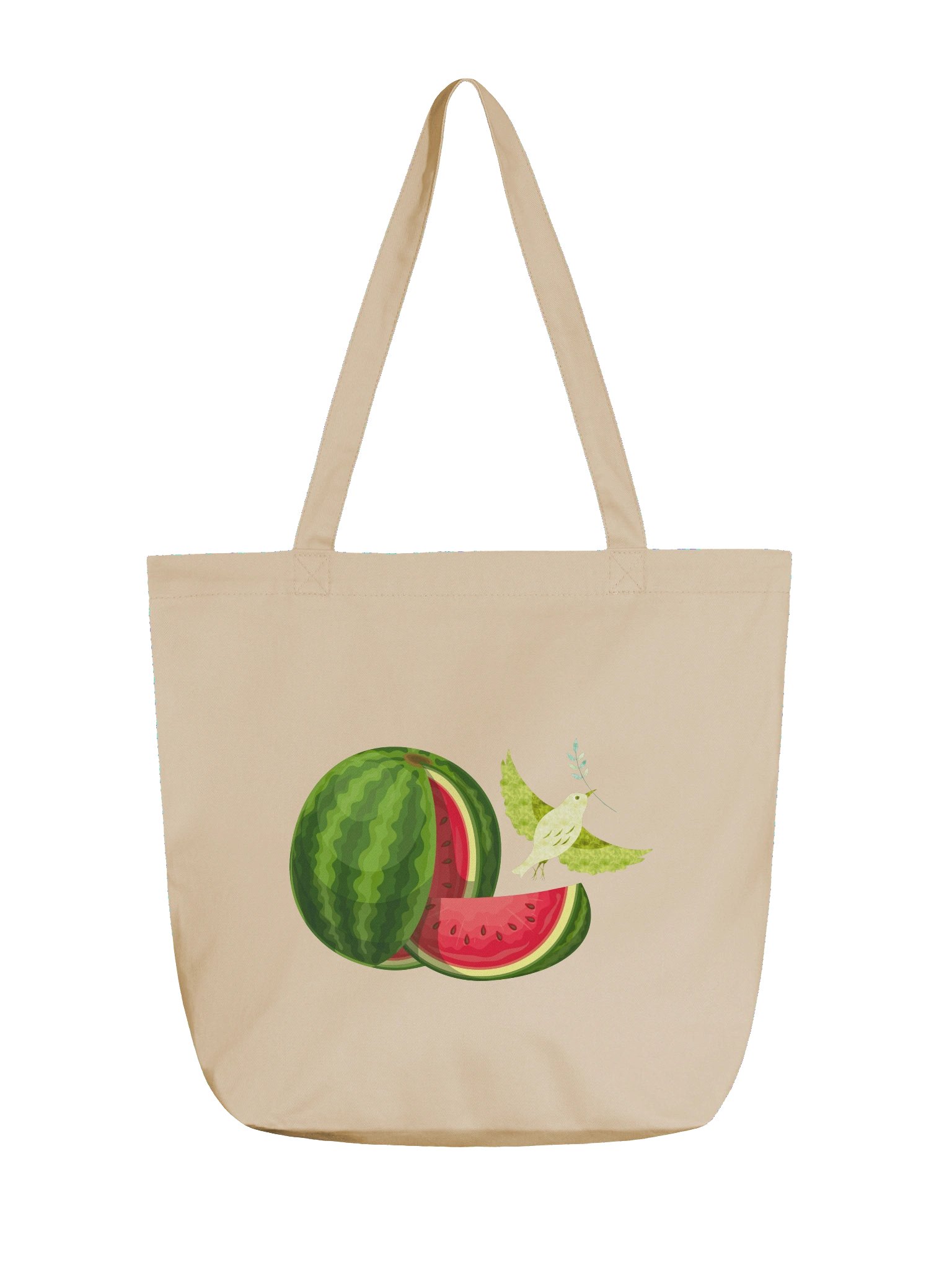 Eco-friendly tote bag: Watermelon Peace product image (1)