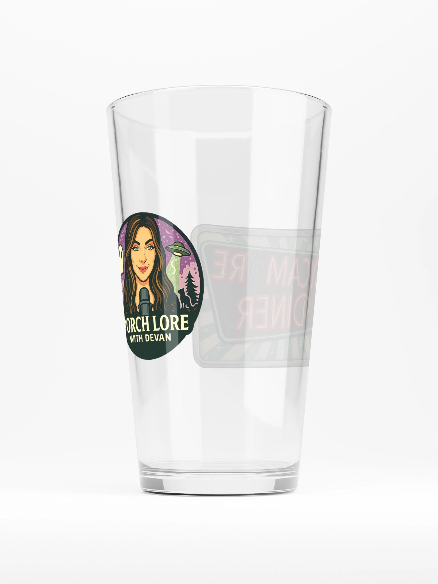SYCAMORE DINER SHAKER PINT GLASS 16oz product image (3)