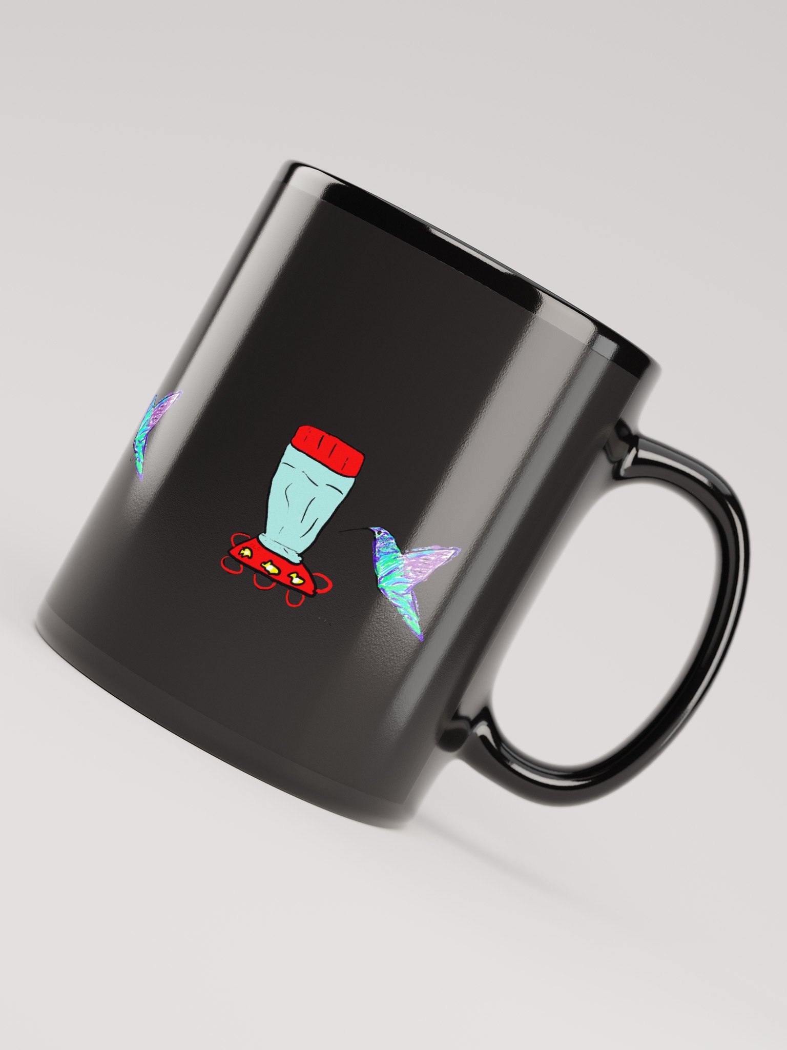 Hummingbird mug - Black product image (8)