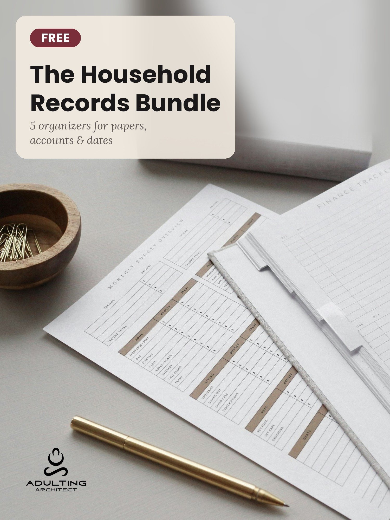 FREE: Household Records Bundle product image (1)
