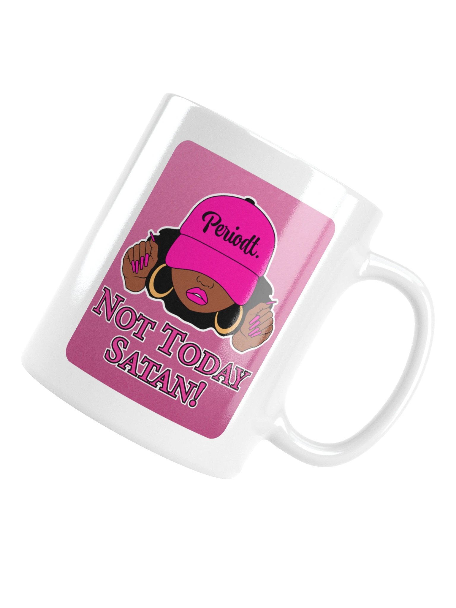 Not Today Satan V1 Pink, Mug product image (6)