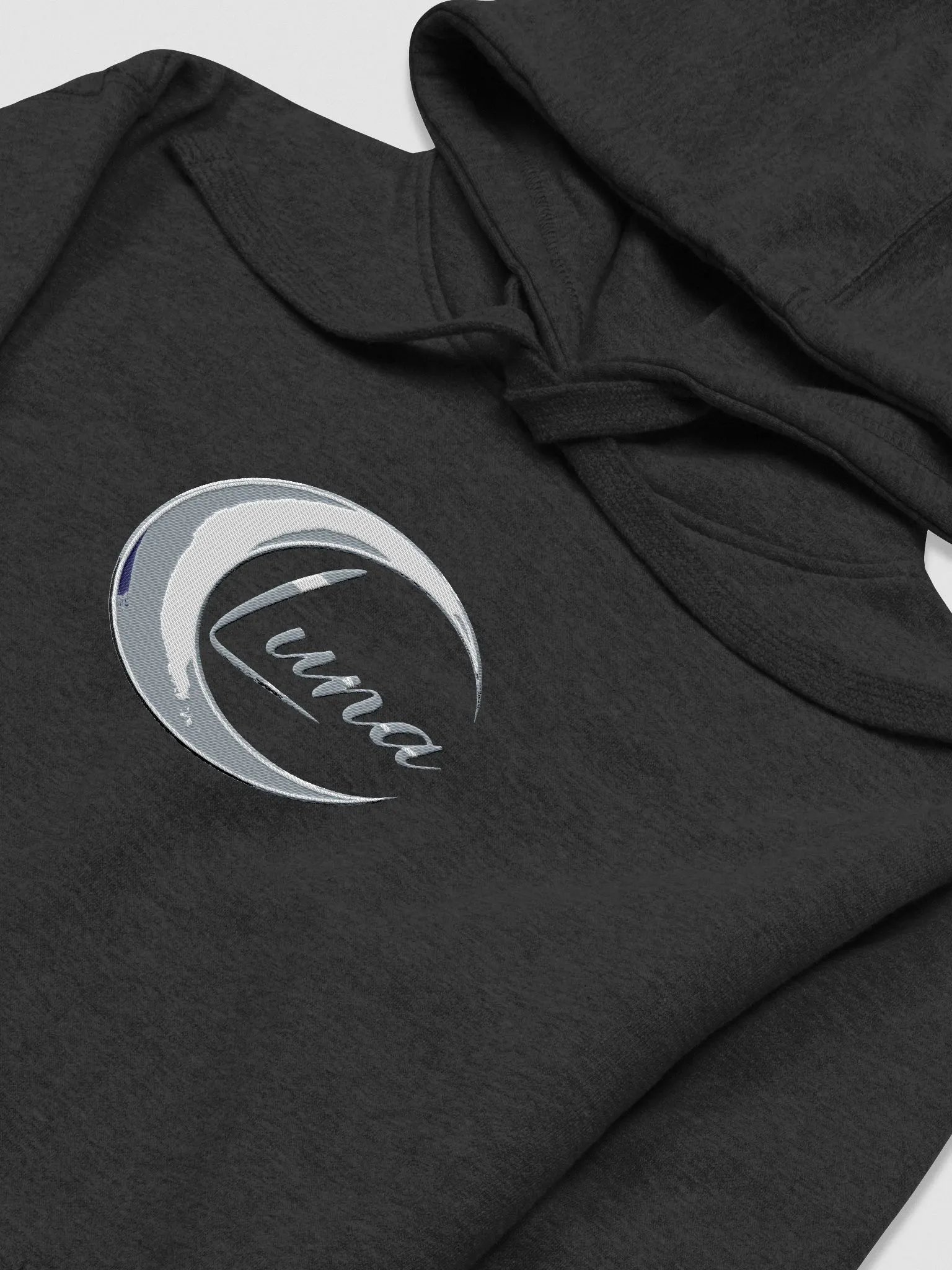 Luna Crescent Unisex Premium Hoodie - Celestial Moon Design - TDSMusic product image (3)