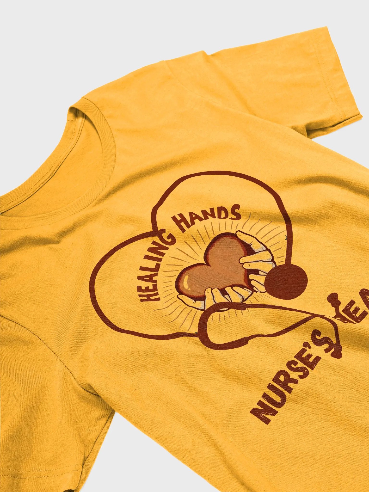 Healing Hands Nurse's Heart T-Shirt product image (27)