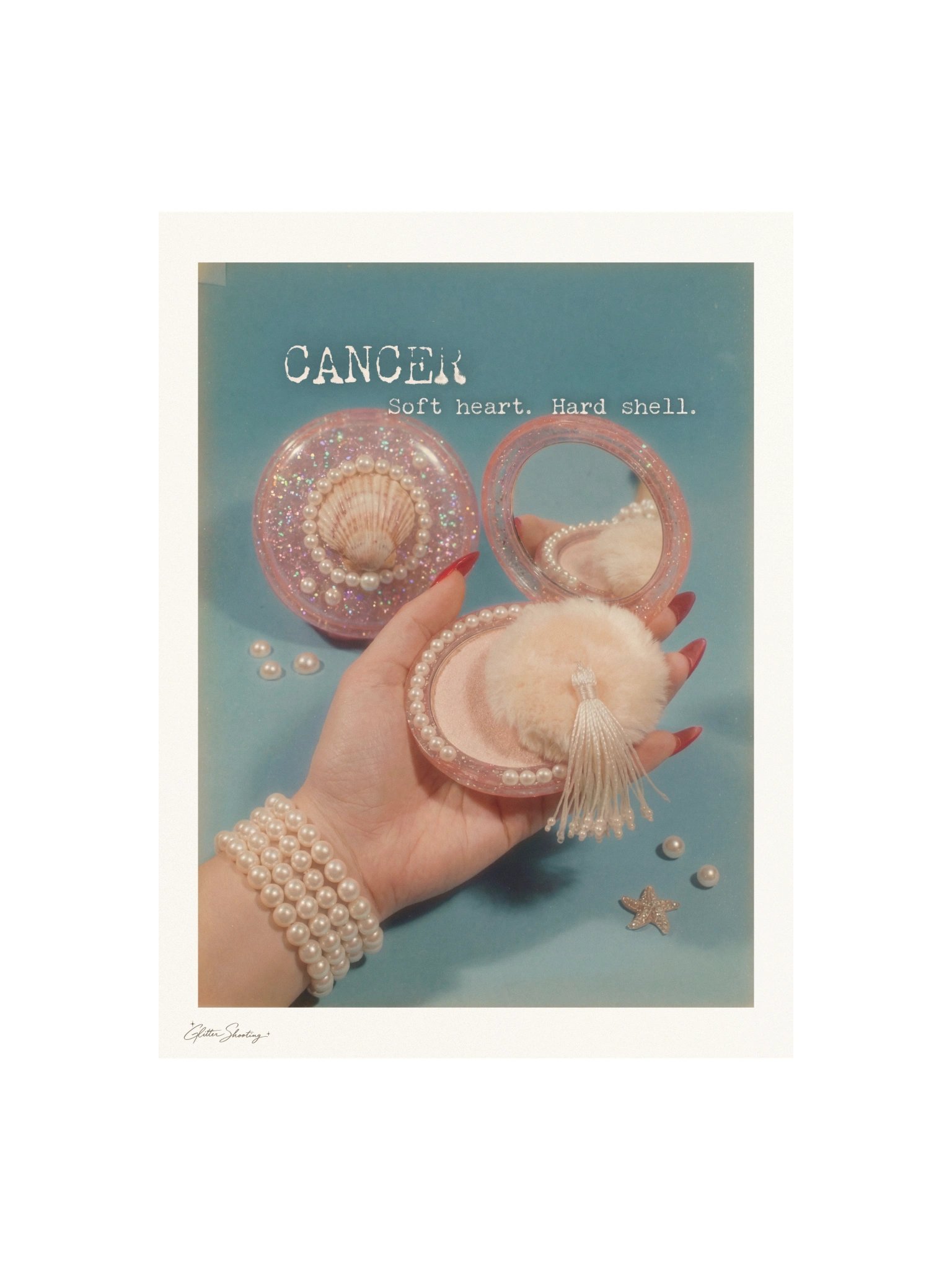 Cancer Mermaid Zodiac Art Print product image (1)
