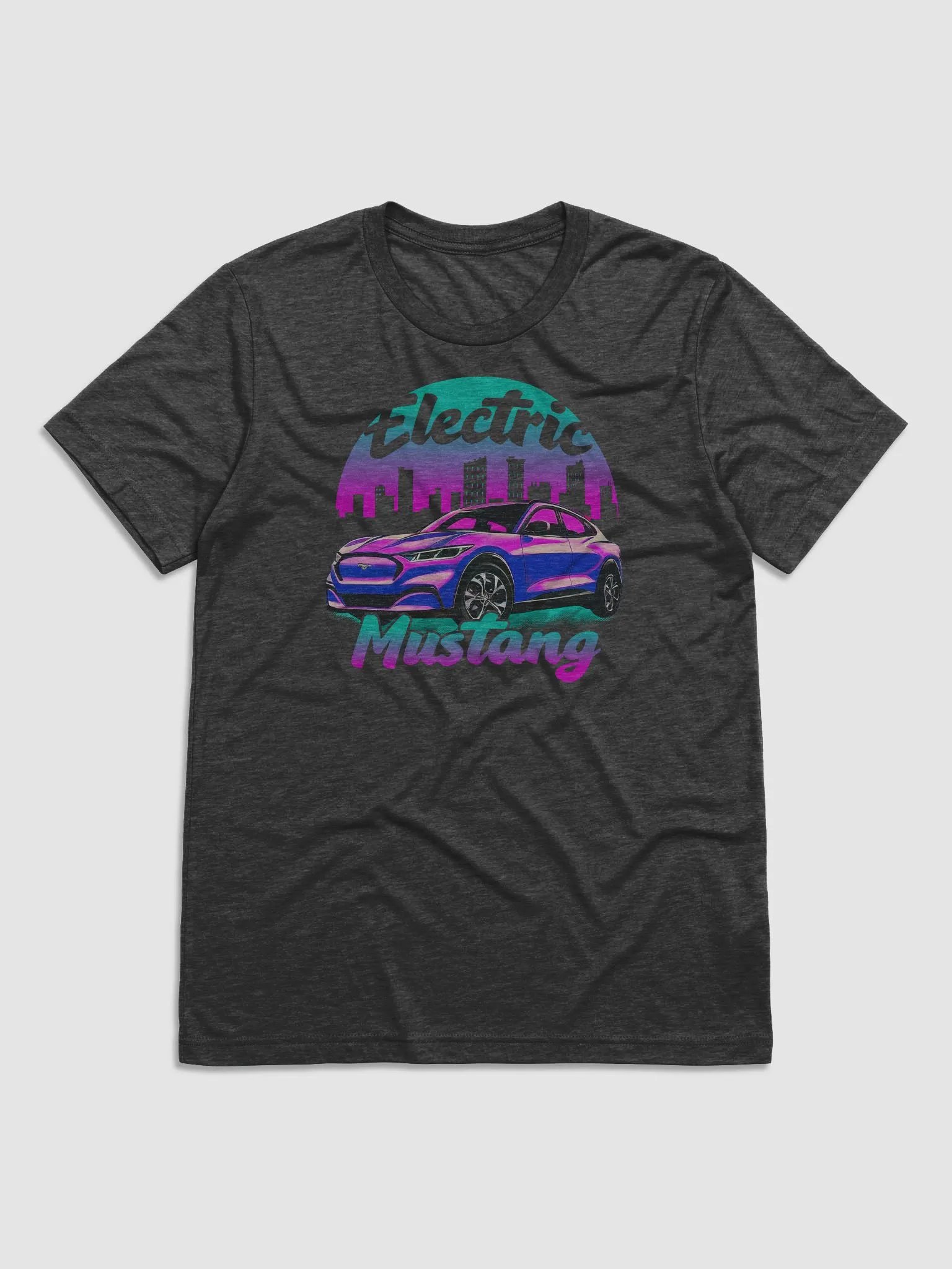 Pink Electric Mustang Cityscape (Men's) product image (1)