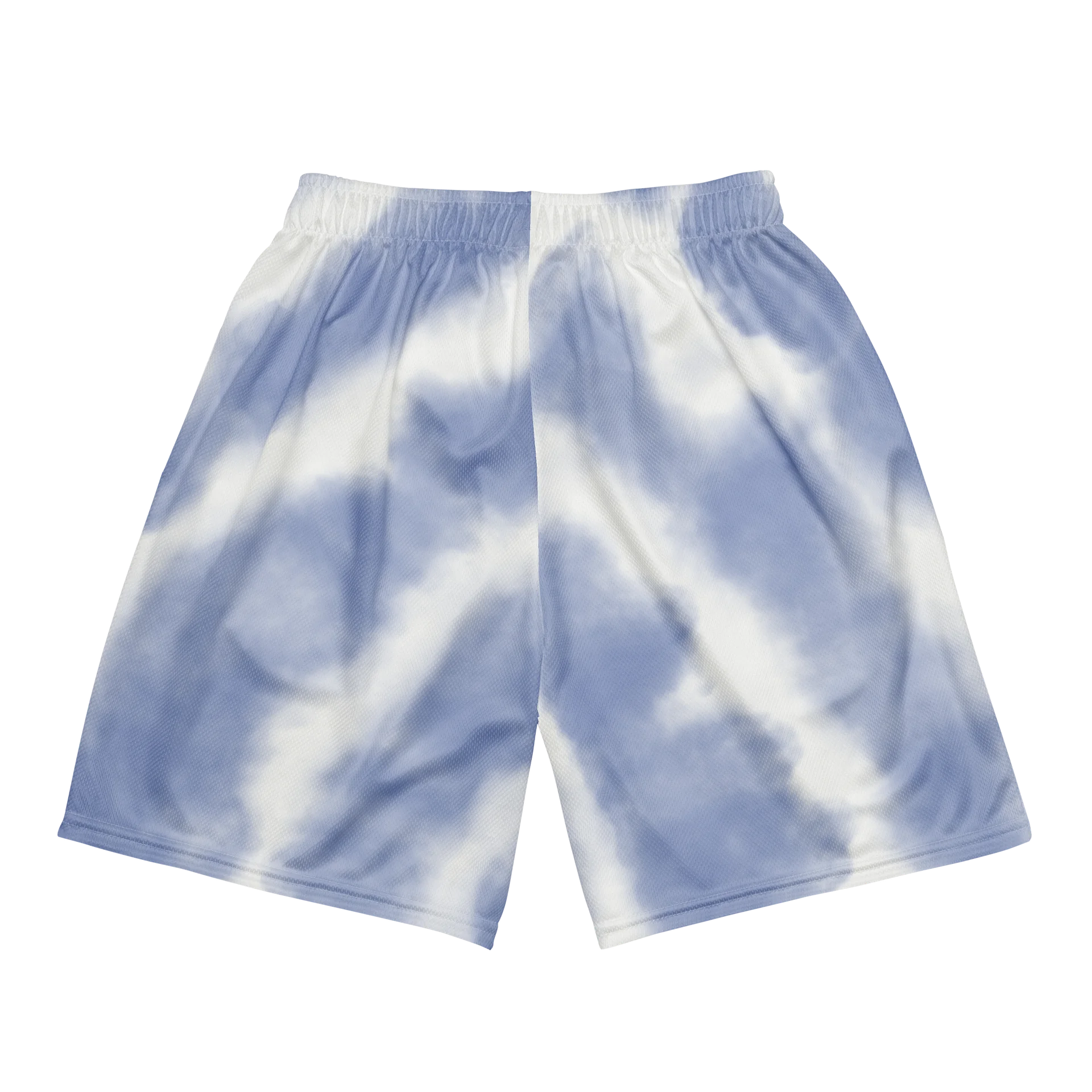 Blue Spiral All-Over Print Mesh Shorts product image (7)