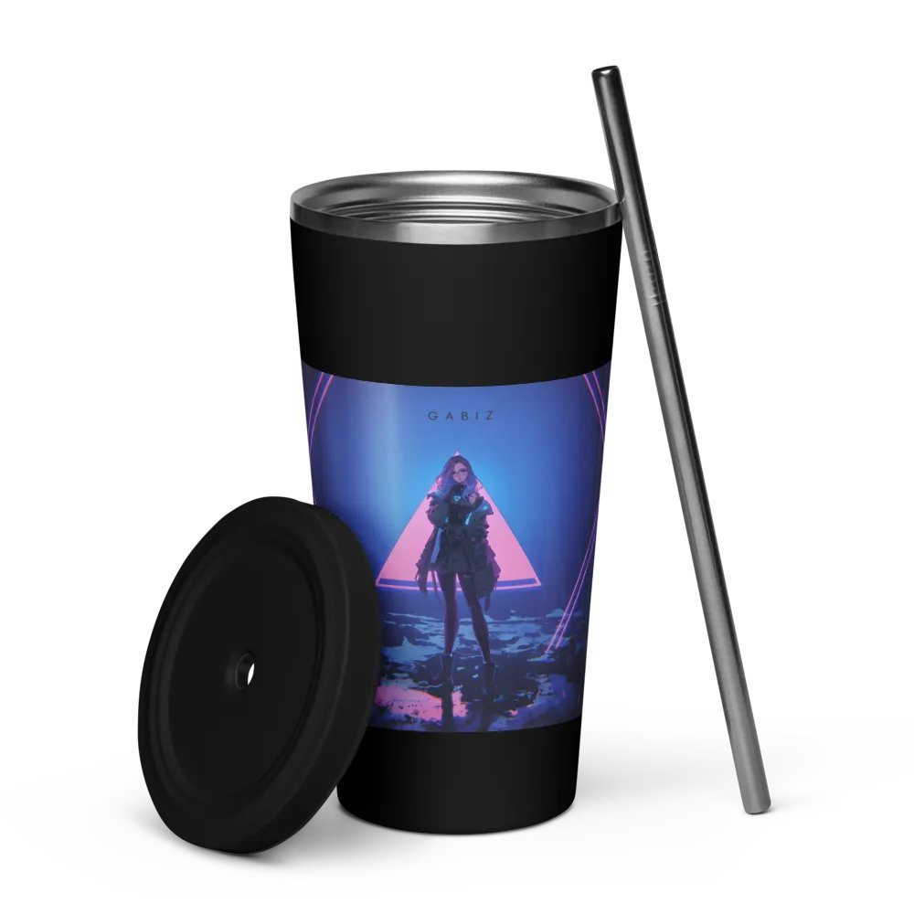 Cyberpunk V.1 Tumbler with a Straw product image (2)