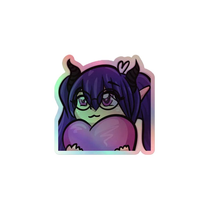 Sleepy heart emote sticker! product image (1)