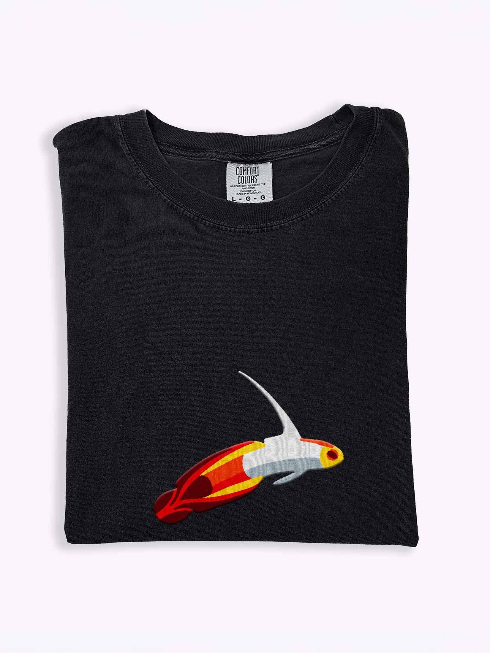 Firefish Goby Embroidered Shirt | Fire Dartfish Reef Fish Tee | Saltwater Aquarium Apparel product image (1)
